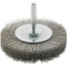 Brosse circulaire inox ondulée 40x6x mm format