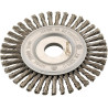 Brosse circulaire acier torsadée 115x6x mm format