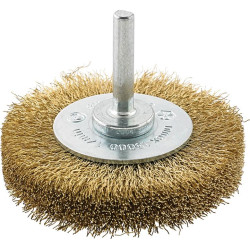 Brosse circulaire laiton ondulee 70x6x mm format
