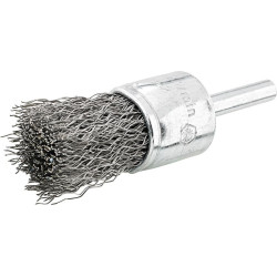 Brosse-pinceau acier ondulée 6mm 30x25x0,3mm format