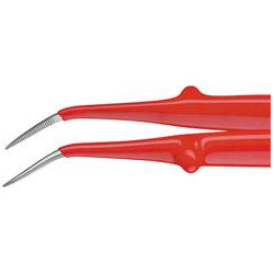 Brucelles haute precision vde coudees 150mm knipex