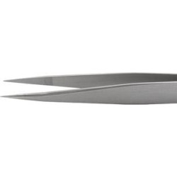Brucelles haute précision inox pointues 130mm format