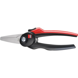 Cisaille mixte droite ave c manche bicomposant 190m m erdi