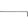 Clé mâle coudée longue phosphatée tête sphérique t15x mm wiha