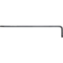 Clé mâle coudée longue phosphatée tête sphérique t25x mm wiha