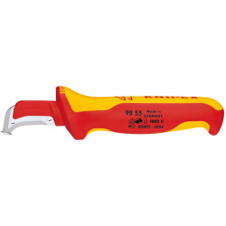 Couteau d'électricien vde 155mm avec lame 38mm kni pex