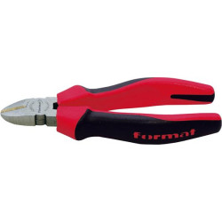 Pince coupante diagonale polie avec branches bicom posant 140mm format