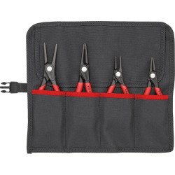 Jeu de pinces a circlips precision 4 pieces knipex