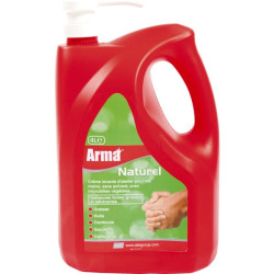Creme nettoyante naturelle microbilles ph neutre - bidon 4l pompe integr