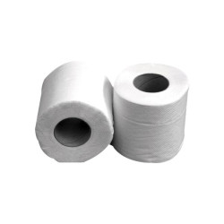 Papier hygienique en rouleau ouate blanc 16g/m2 colis de 96 rouleaux