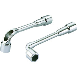 Cle a pipe debouchee 6/6 pans 8 mm