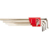 Support pour clés mâles c oudées longues 1,5-10x mm 9 pièces format
