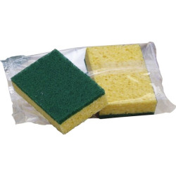 Tampon vg+grat vert 11x7 paquet de 2