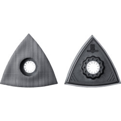 Jeu de plateaux de ponçage Triangle, non perforé fin UE 2 pièces Starlock