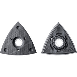 Jeu de plateaux de ponçage Triangle, perforé fin UE 2 pièces Starlock