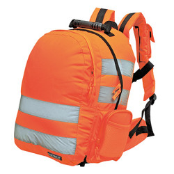 Sac 224, dos hi-vis anti-happement orange