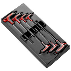 Module de 7 clés mâles en T Torx