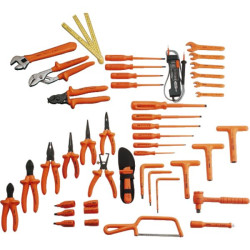 Composition 45 outils isoles dans sacoche