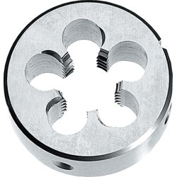 Phantom Filière ronde HSS DIN EN 22568 Métrique, coupe gun, avec blister , M4