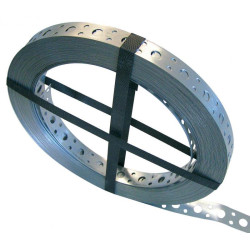 Feuillard perfore 20x0,6 rlx 25m