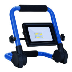 Projecteur led portable 50w à châssis pliable