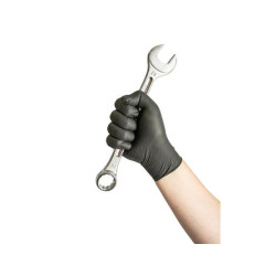 Gant nitrile herkul grip black strong t.xl - boite de 100