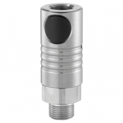 Raccord securite metal iso c technologie sécurité (anti-coup de fouet) -g 1/2 male