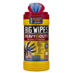 Tube 100 lingettes heavy duty
