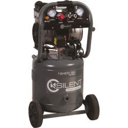 Compresseur mobile silent 12/40v - vertical - 12 m³/h - silencieux 65 db