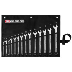 Jeu 14 clés mixte l ogv 7 a 22mm en trousse