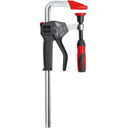 Serre-joint une main EHZ avec manche bicomposant 300x100mm BESSEY
