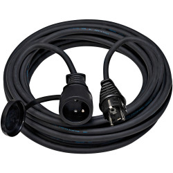 Rallonge pro - fiche/prol. 16a/230v 5m