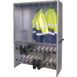 Penderie chauffante pour vêtements