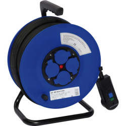 Enrouleur 40m H07RNF 3x2.5 - 4 socles nf + dif