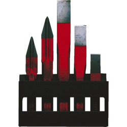 Jeu 5 burins-bedanes-std metal