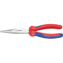 Pince téléphone polie droite avec branches multicomposant 200mm knipex