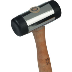 Massette corps acier lourd avec embouts plastique diam. 35 lg 285