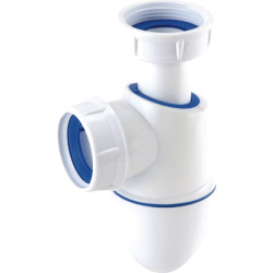 Bm211-siphon lavabo bi-matiere 1 1/4 d32