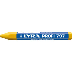 Craie de forestier et de marquage 797 jaune 12 pièces lyra