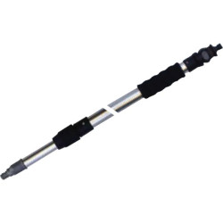 Manche telescopique passage d'eau avec robinet - 2 x 1,20 m