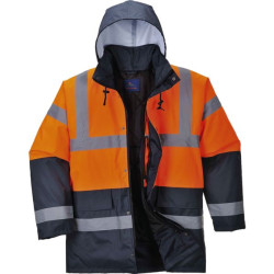 Parka de signalisation hivi orange t.l
