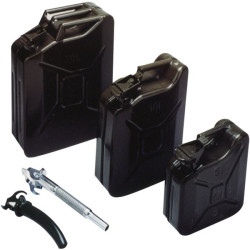 Bec verseur souple avec tuyau air 38 cm pourbidon dessence tole d'acier