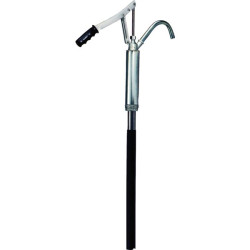 Pompe de transvasement a levier 16l/mn bec acier canne plong.telesco