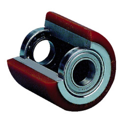 Galet de transpalette polyurethane diam. 82 x 60 alesage 20