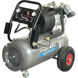 Compresseur mobile bicylindre en v 230 v - 3,5 ch - 50 l - 8 bar - 17.4m3/h
