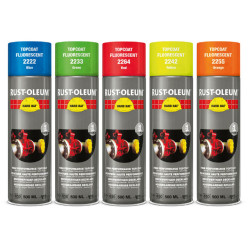 Finition jaune fluorescent aerosol 500ml