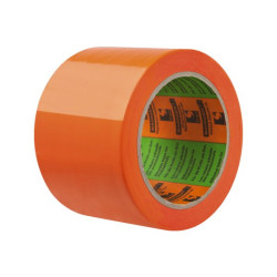 Ruban adhesif vinyle batiment 33mx50mm orange 6095 barnier 159497