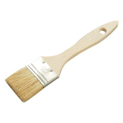 Pinceau queue de morue s.mince soies pures manche bois 50 mm ep 10