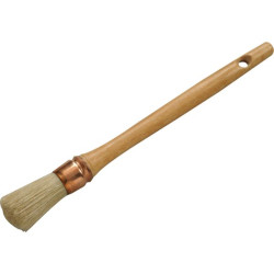 Brosse pouce professionnel soies pures manche bois verni n°3/0