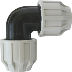 Coude égal pe 20 - plastique